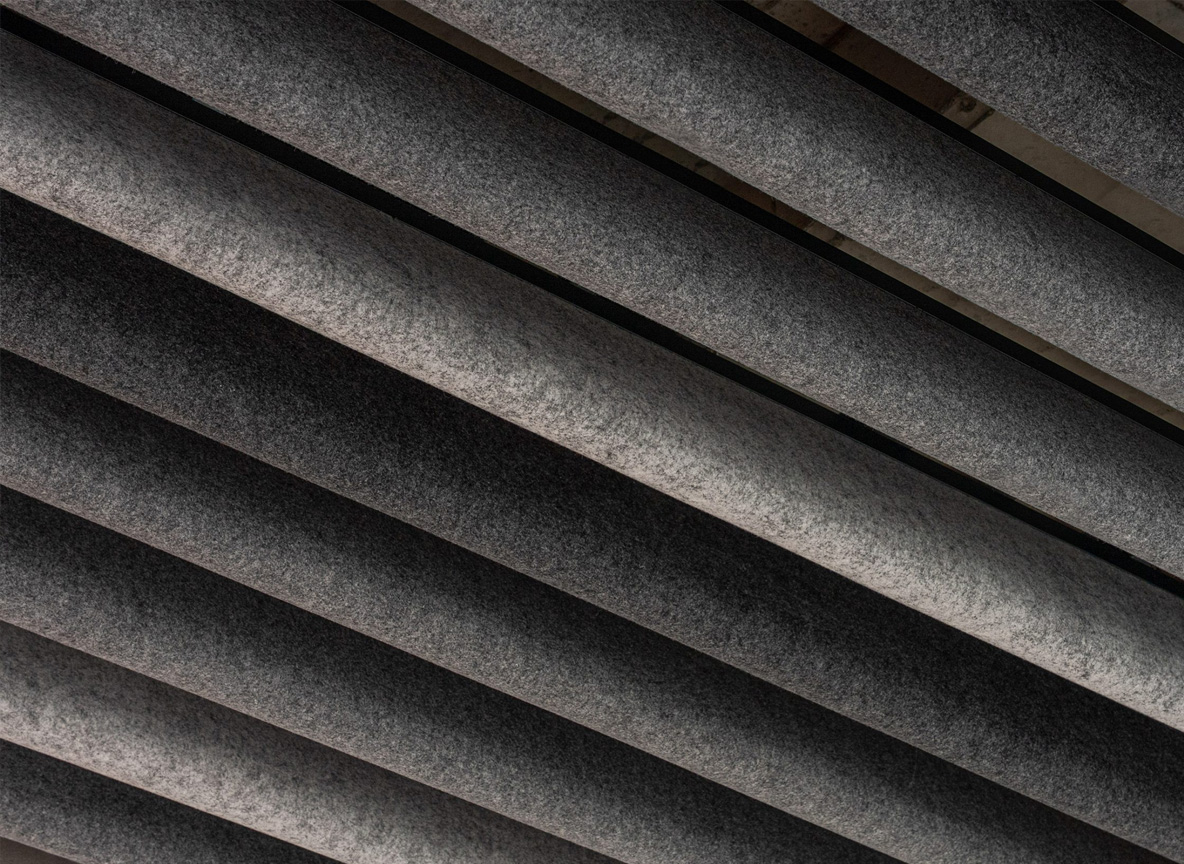 Rain Baffle acoustic ceiling baffle panel