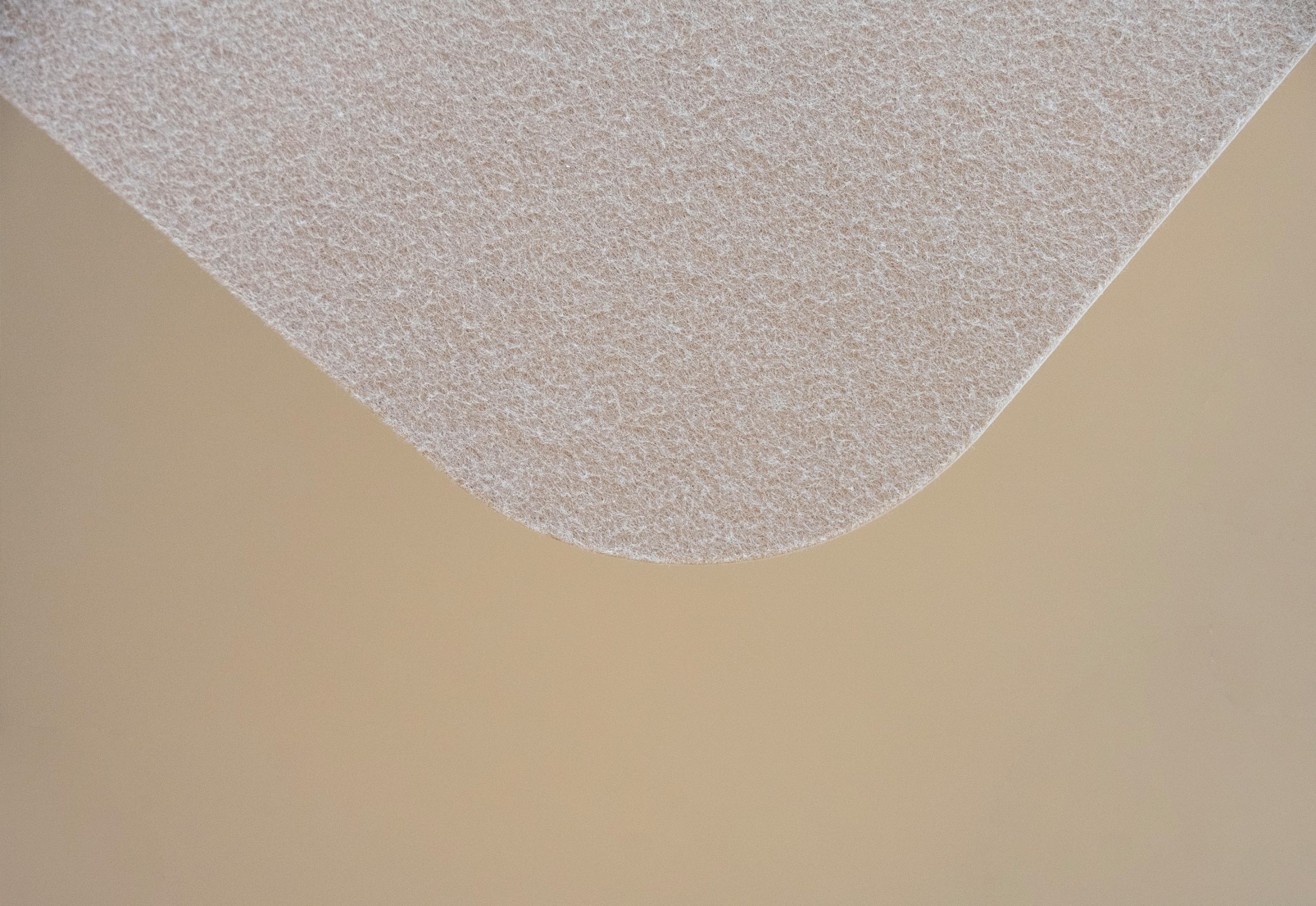 Flat Cloud acoustic ceiling panel detail in PET felt